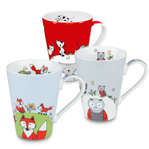 Flora & Fauna Globetrotter Mug Set (Set of 3)