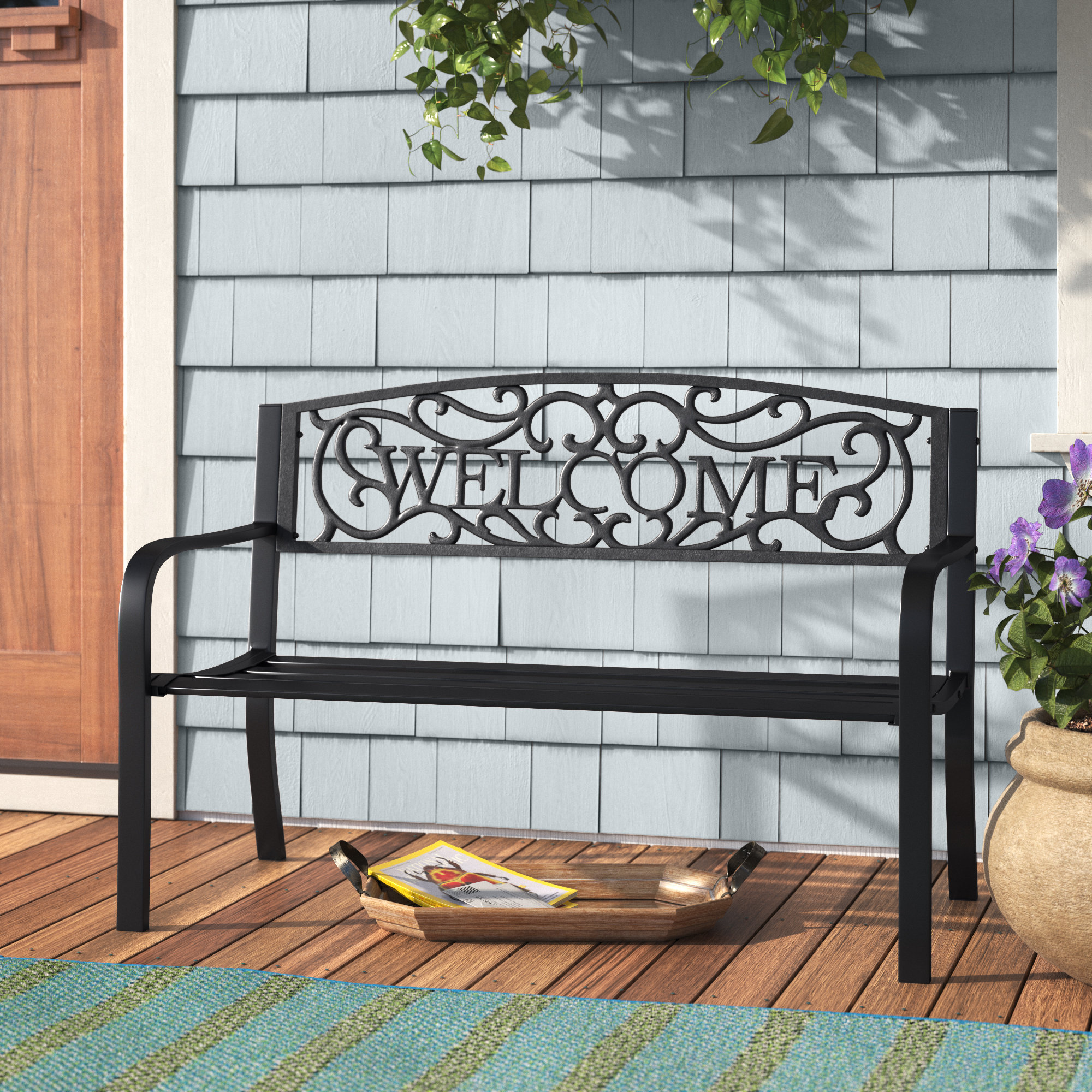 Wayfair Andover Mills Upholstered Storage Bench