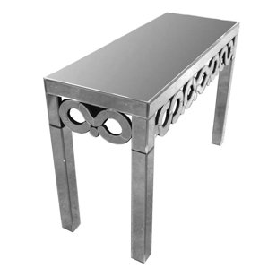 Rosdorf Park Boathaven Glass Console Table Rosdorf Park Boathaven Glass Console Table