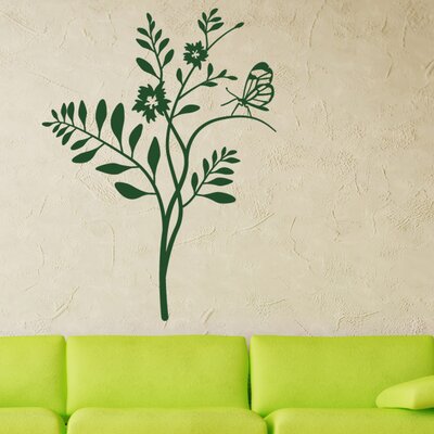 Butterfly Tree Wall Decal Style and Apply Color: Pink, Size: 99