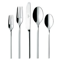Jai Guru JI Copper Handle Stainless Steel Set of 2 Flatware Dinner Spoons