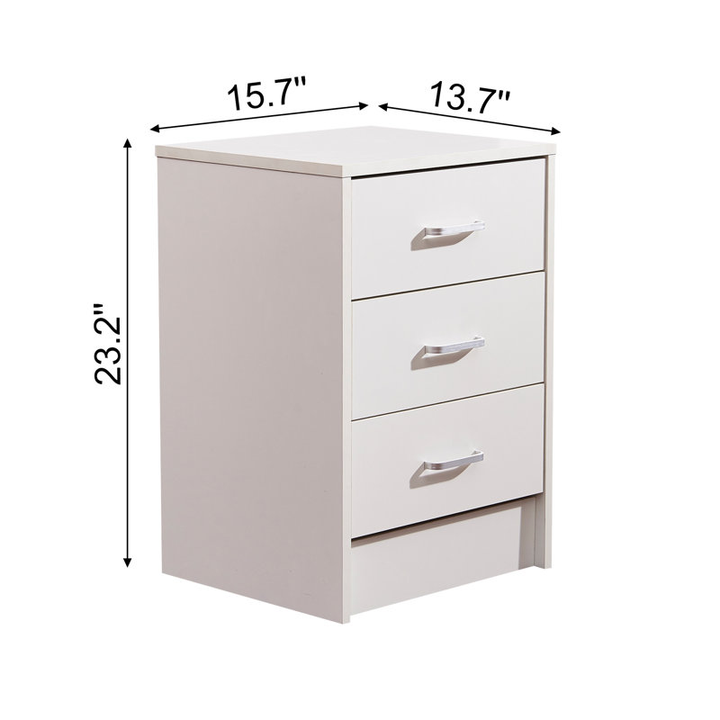Symple Stuff Pillsbury 3 Drawer Vertical Filing Cabinet Wayfair