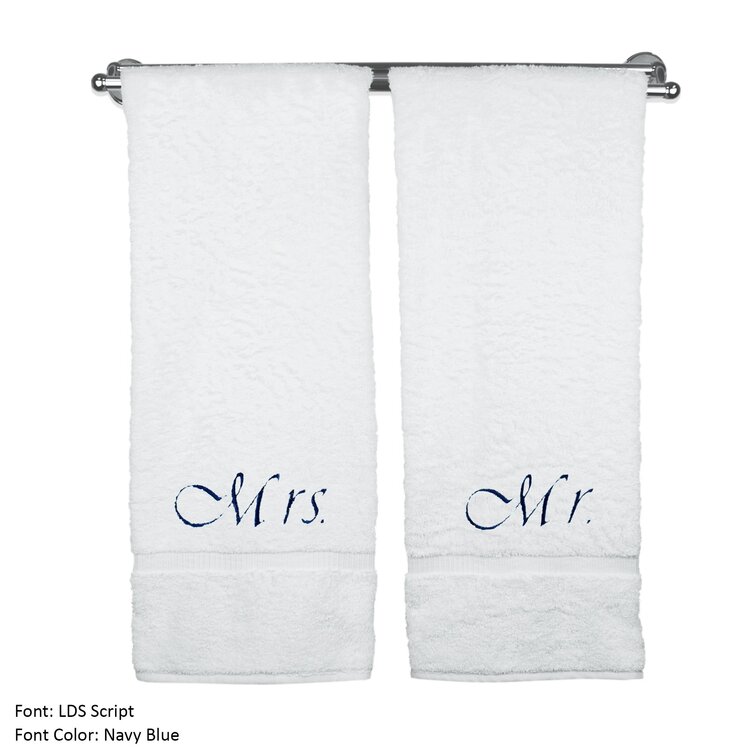 New EMBROIDERED PERSONALISED BATH TOWEL Ideal Gift Set ANY NAME Combet Cotton