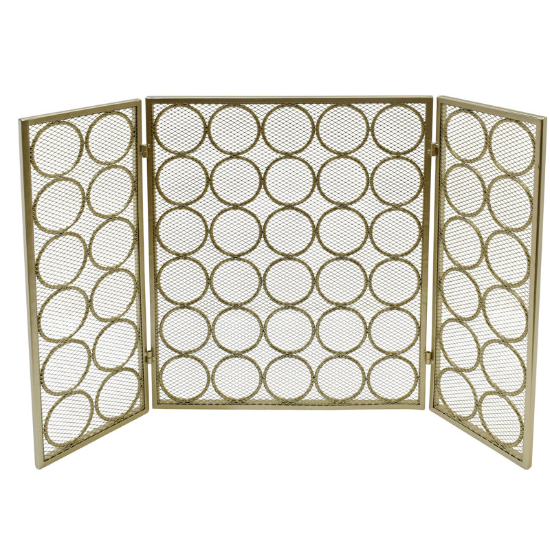 Home Loft Concepts Melanie 3 Panel Iron Fireplace Screen Reviews