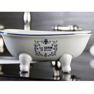 Le Savon Aqua Eden Decorative Mini Bathtub Soap Dish