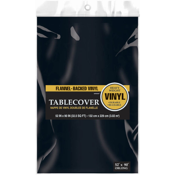 couleurs unies PEVA Vinyle flannelback Nappe