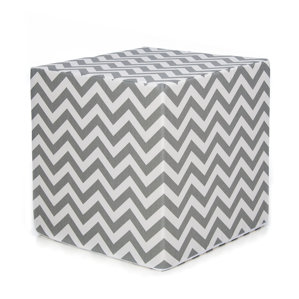 Swizzle Decorative Pouf Ottoman by Sweet Potato by Glenna Jean