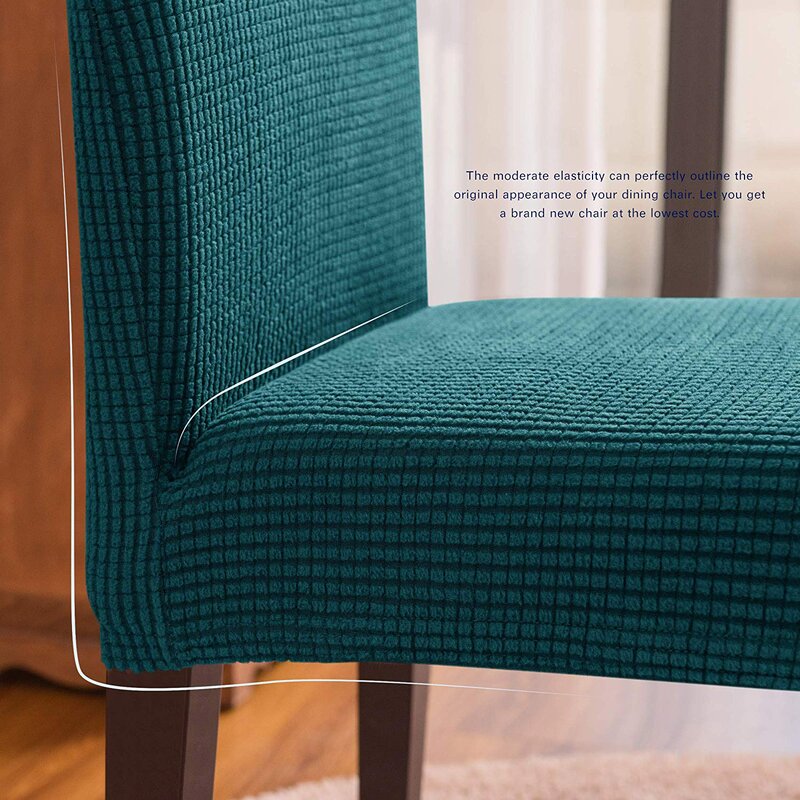 turquoise dining chair covers