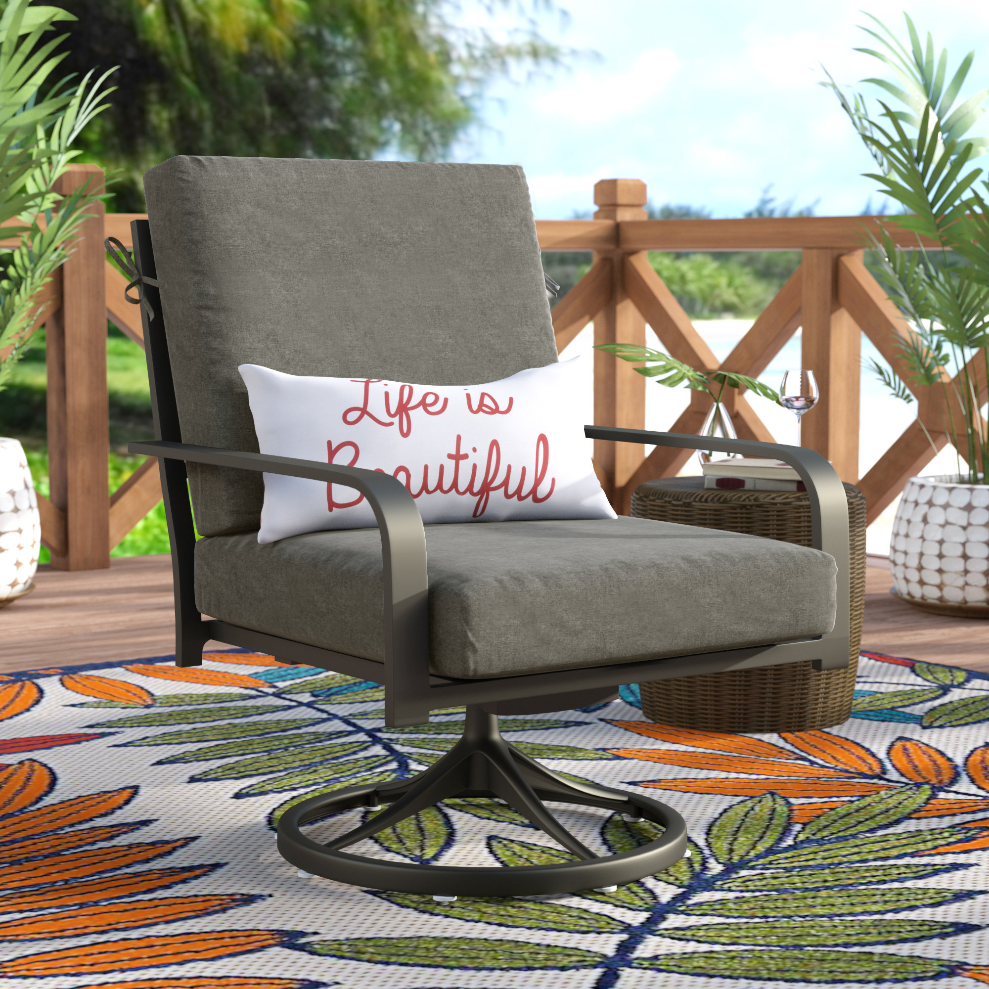 outdoor lounge chair cushions sunbrella