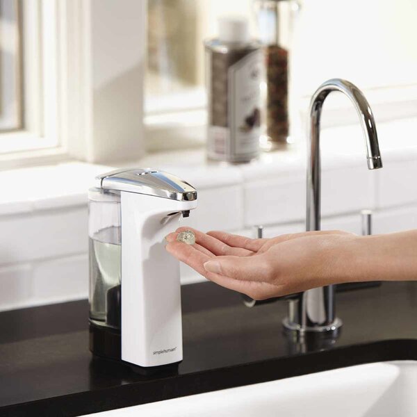 simplehuman® Compact Sensor Pump Soap Dispenser with Sample Soap 
