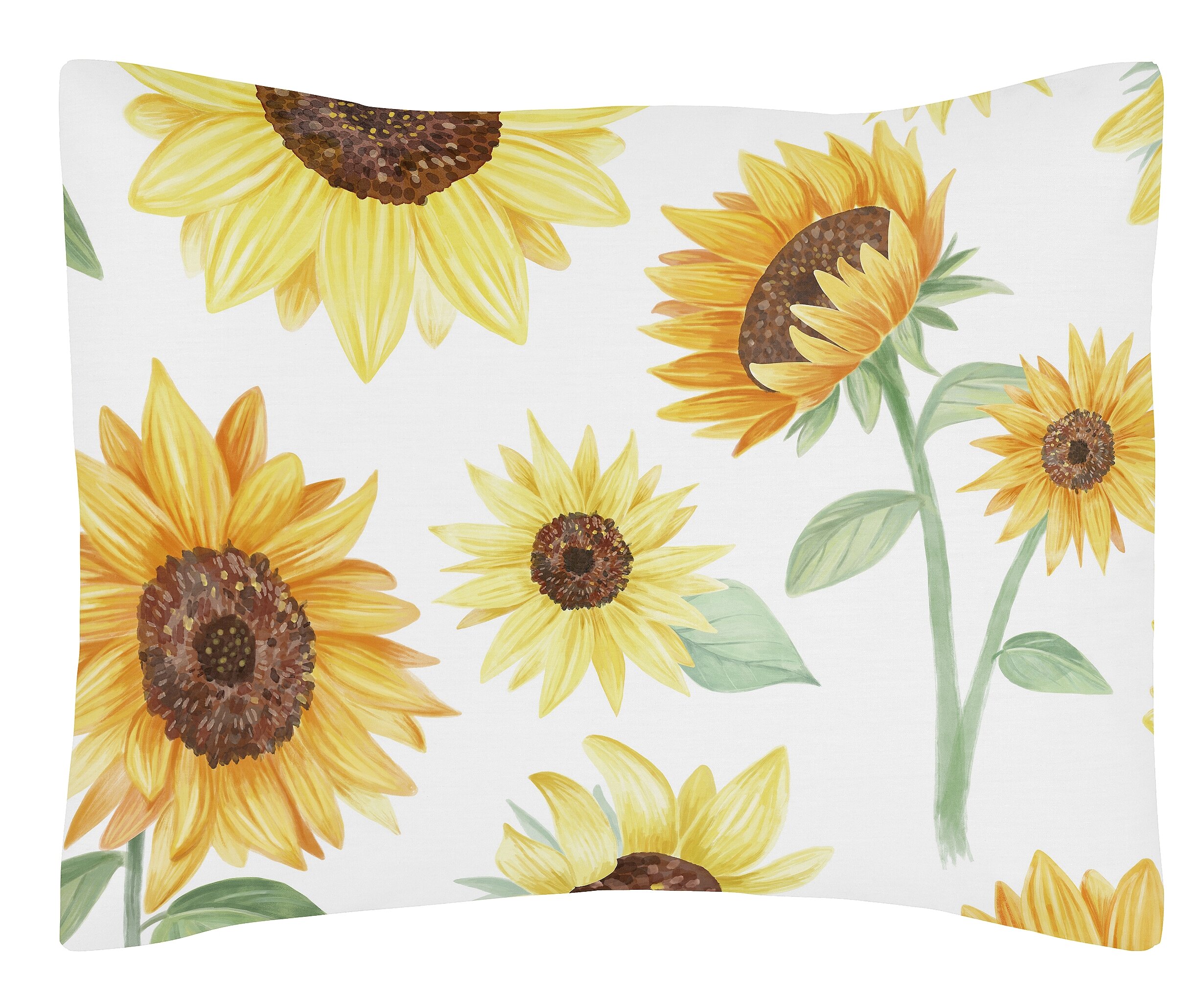 Sweet Jojo Designs Sunflower Pillow 