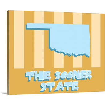 Canvas On Demand Oklahoma State Nickname By Kate Lillyson