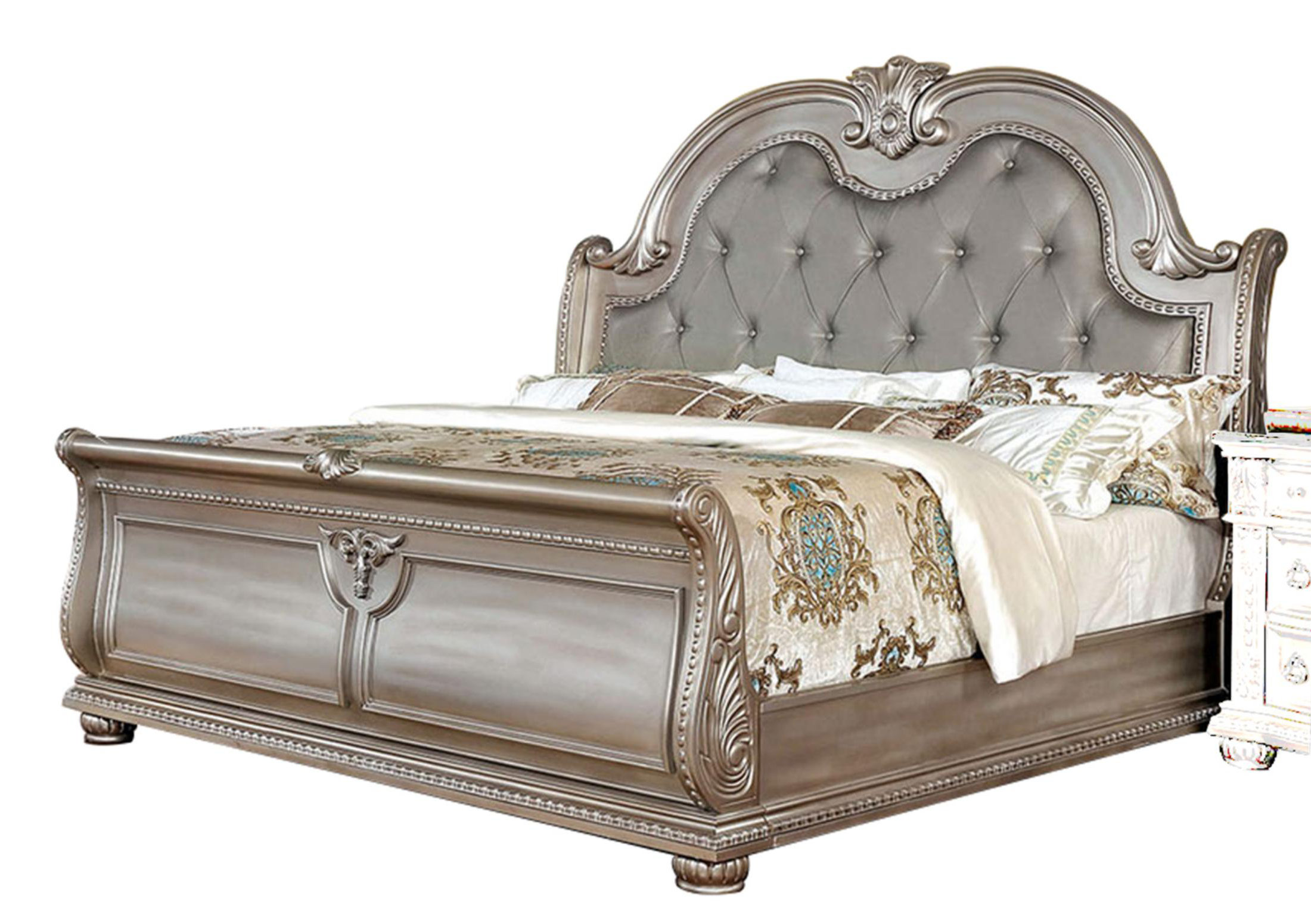 silver cross sleigh bed