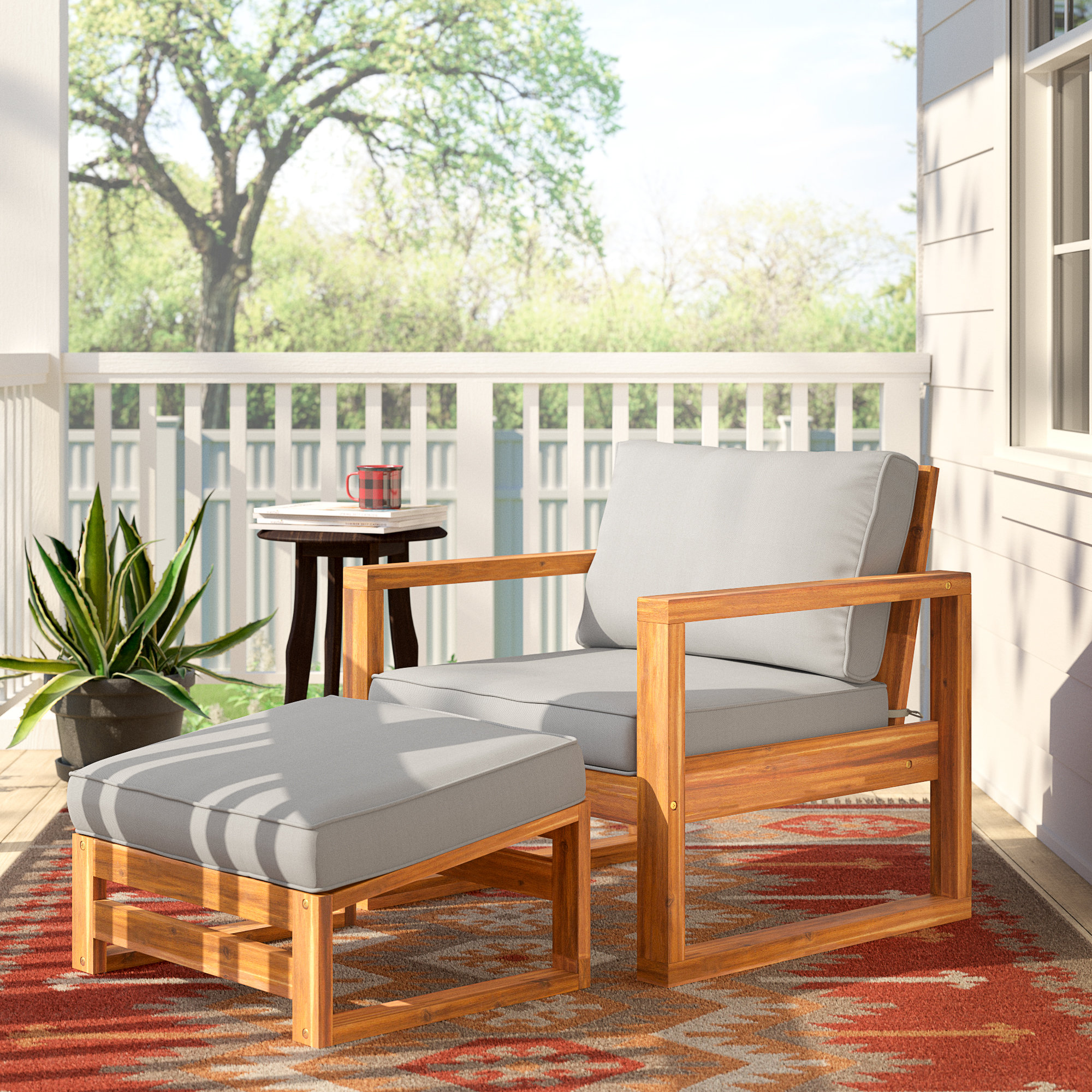cushioned patio chairs