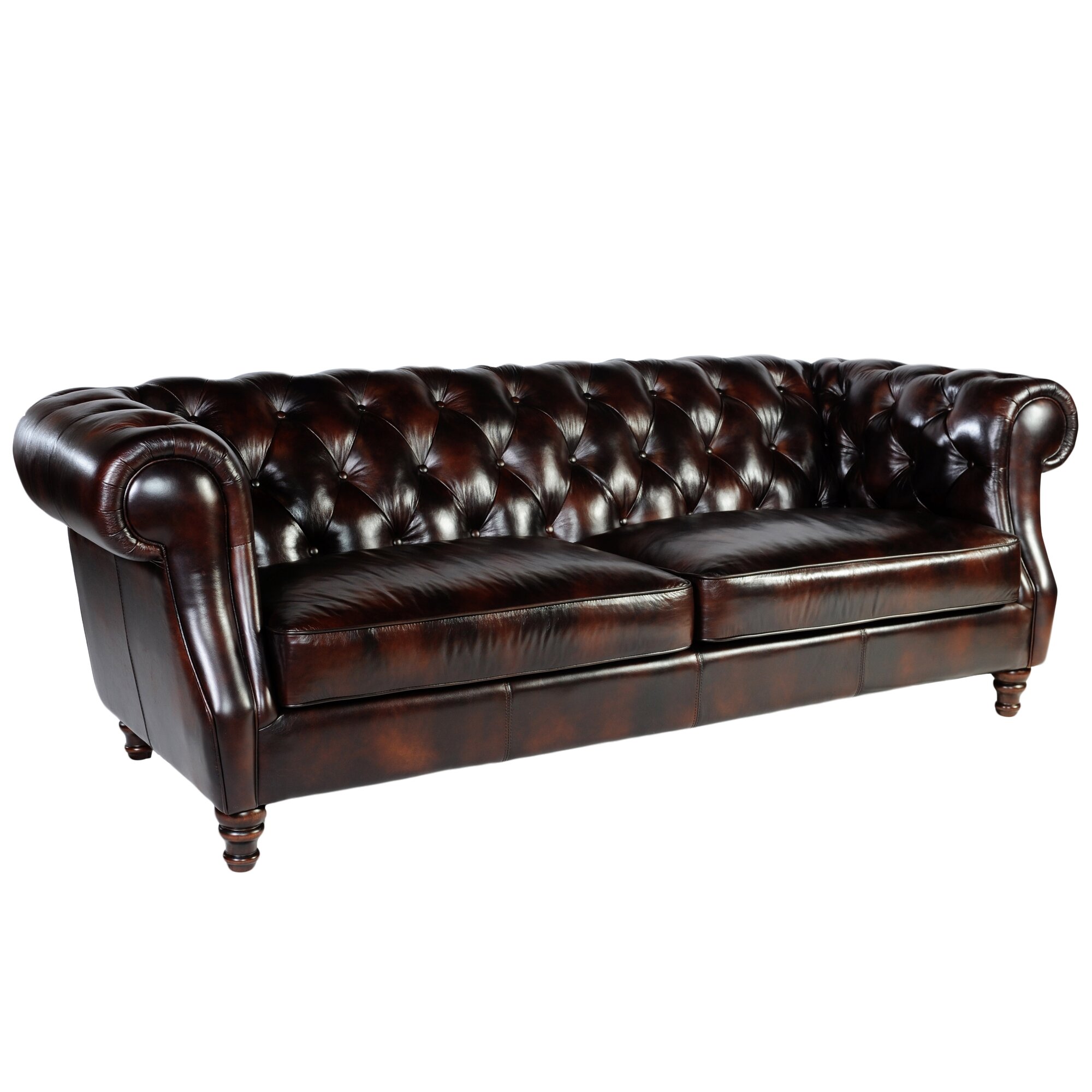 Astoria Grand Tilsworth Leather Chesterfield Sofa & Reviews