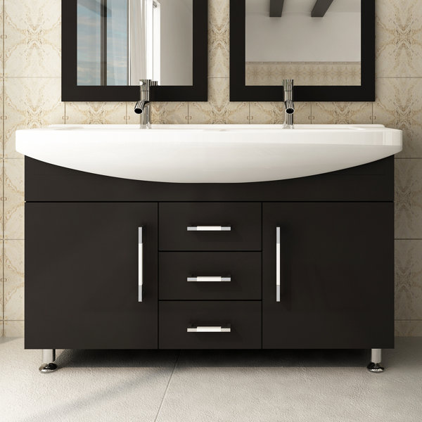 JWH Living Celine 48" Double Bathroom Vanity Set & Reviews Wayfair