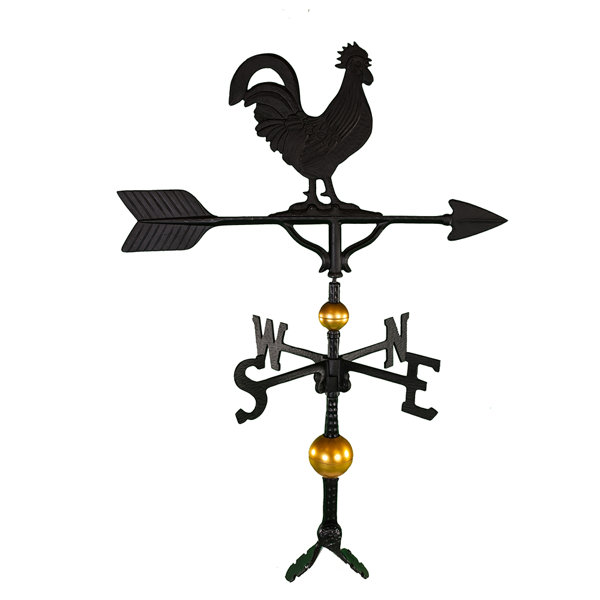 Montague Metal Products Deluxe Rooster Weathervane & Reviews Wayfair