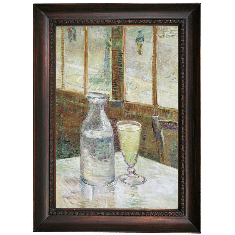 The Still Life with Absinthe by Vincent Van Gogh Giclee Print Repro on Canvas