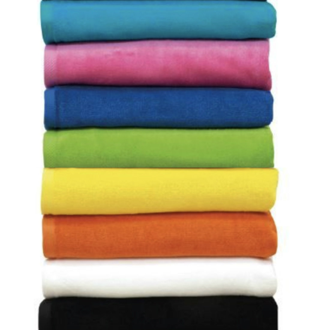 solid color beach towels