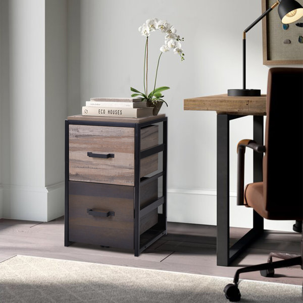 Union Rustic MDF File Cabinet, Vertical Filing Cabinet ...