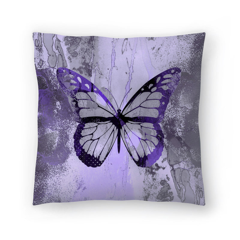 East Urban Home Fancy Butterfly Throw Pillow Wayfair