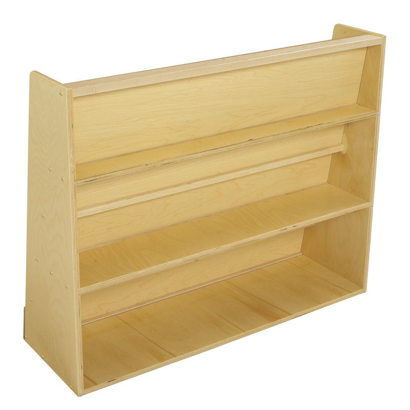 Childcraft Book Display 5 Compartment Bookshelf With Rear Shelves Wayfair