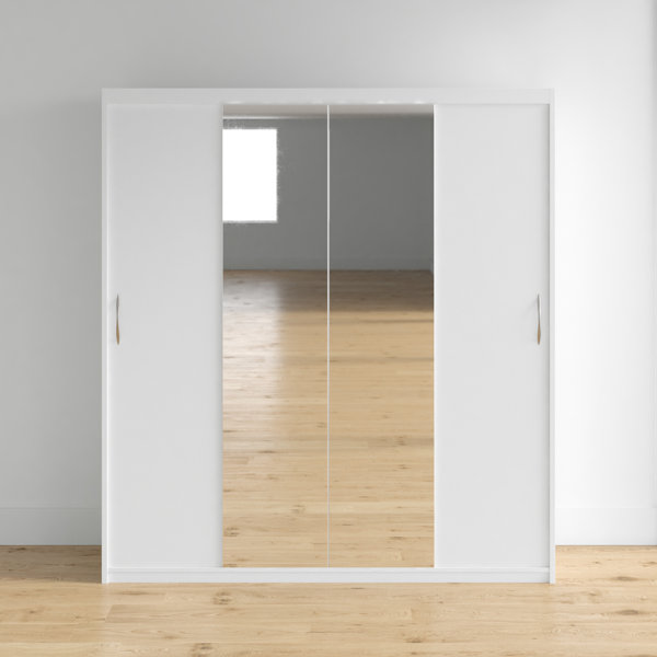 Sliding Door Mirror Wardrobe Wayfair