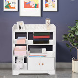 Door Equipped Vertical Or Horizontal Bookcases You Ll Love In 2021 Wayfair