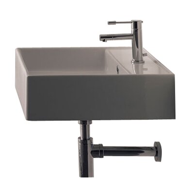 Scarabeo By Nameeks Teorema Ceramic 18 Wall Mount Bathroom Sink