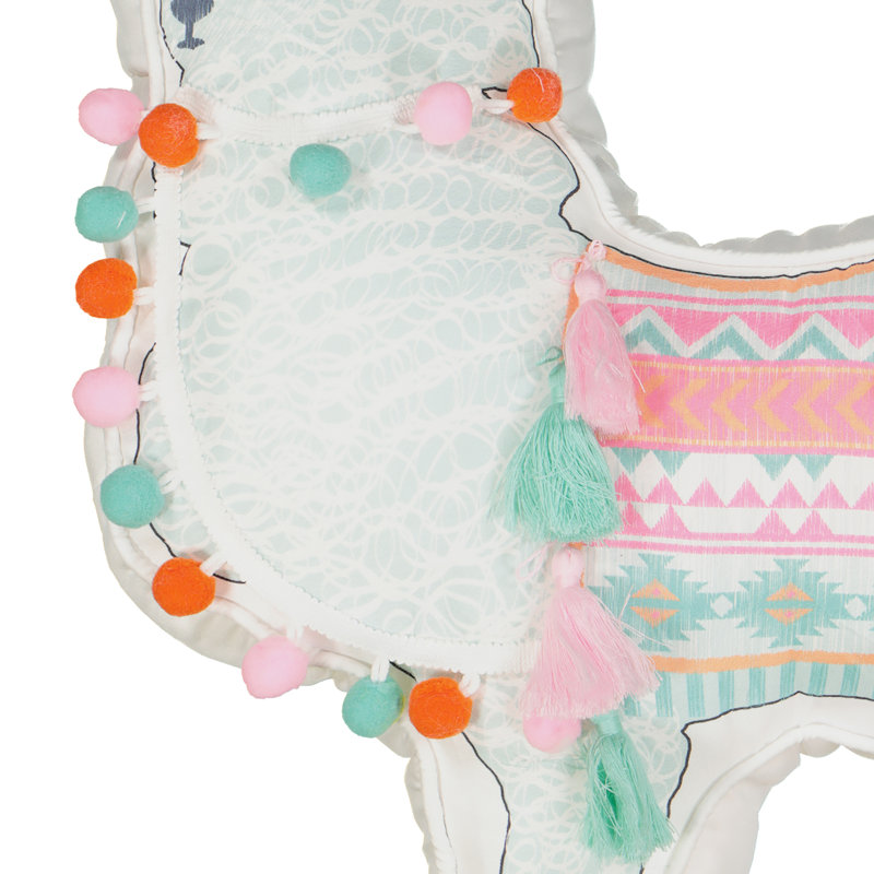 Waverly Kids La La Llama Novelty Throw Pillow Reviews Wayfair