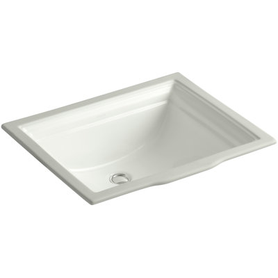Kohler Memoirs Vitreous China Rectangular Undermount Bathroom Sink