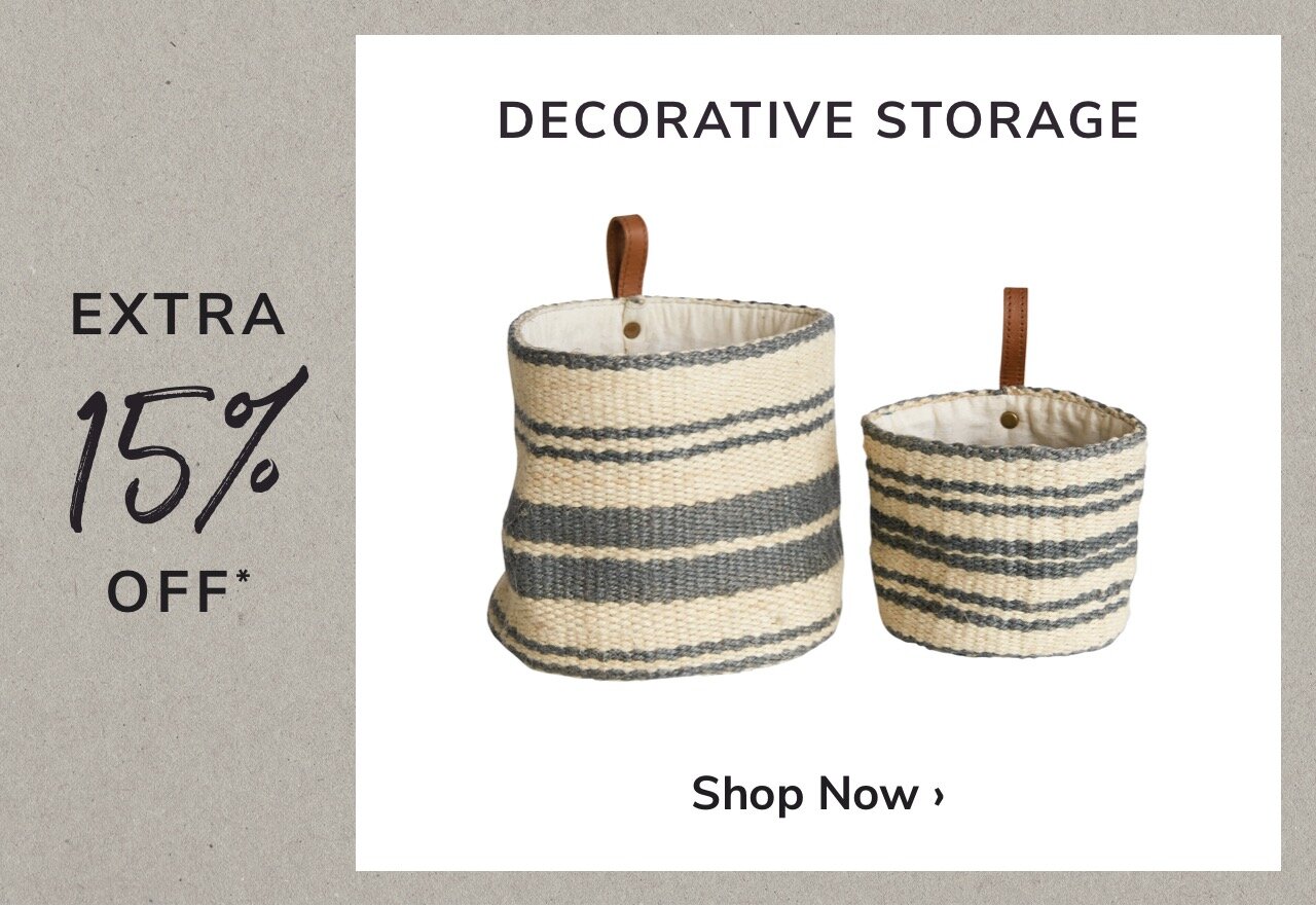 Decorative Storage Sale