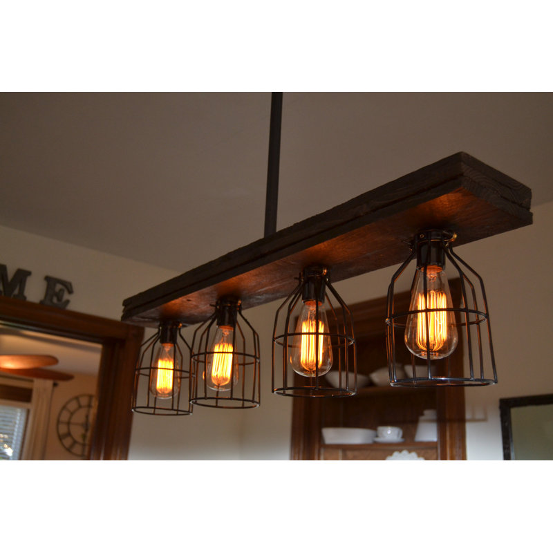 Williston Forge Ashlee 4 Light Kitchen Island Linear Pendant