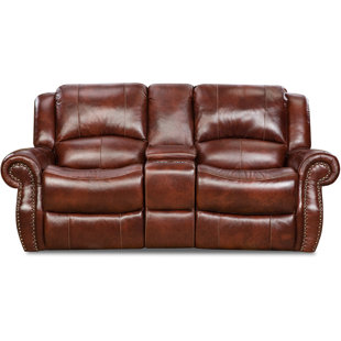 Go to store & view more images Darby Home Co Additri Leather Reclining Loveseat
