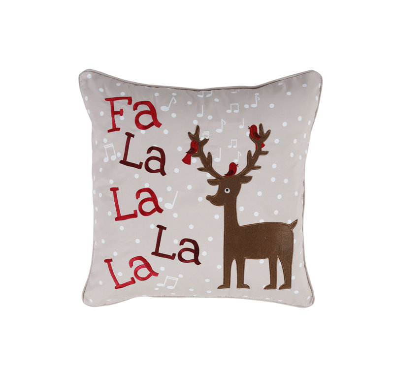 Reindeer Throw Pillow