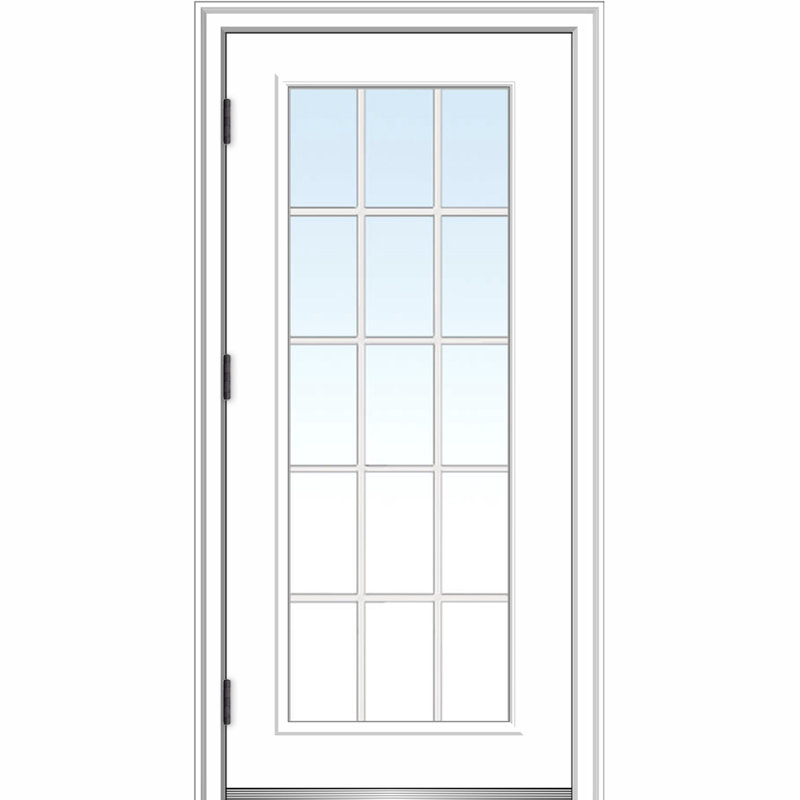 Verona Home Design Internal Grilles Glass Full Lite Primed Steel