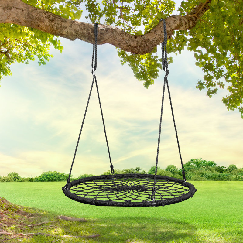 Serenelife Indoor Outdoor Hanging Rope Swinging Seat Spinner With