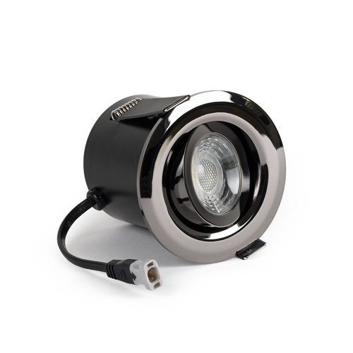 Brecksville LED Dimmable Recessed Housing Symple Stuff Finish: Black Nickel