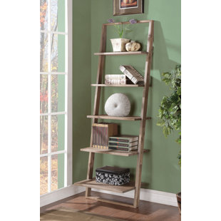 Leaning Bookcases Ladder Shelves You Ll Love Wayfair Simonetti Ladder Bookcase