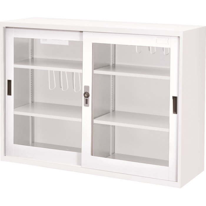 46 5 Glass Doors With Lock Storage Cabinet