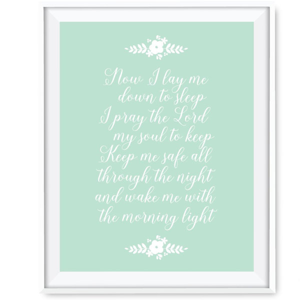 nursery scripture wall art