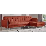 Burnt Orange Sectional Sofa Wayfair