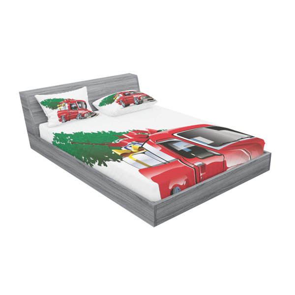 East Urban Home Pickup Truck With Big Gift Boxes And Tree Xmass