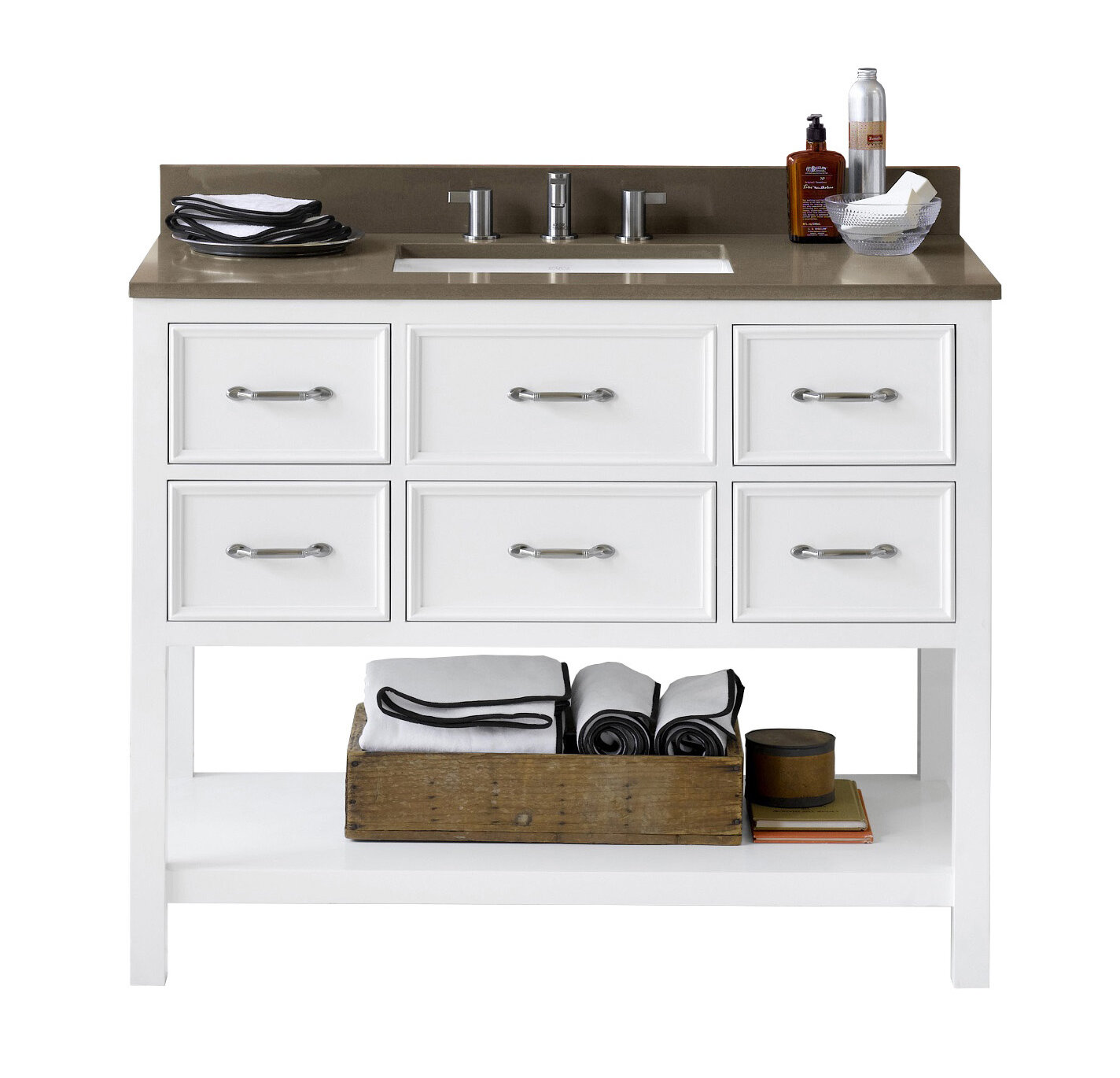 Ronbow Newcastle 43 Single Bathroom Vanity Set Wayfair