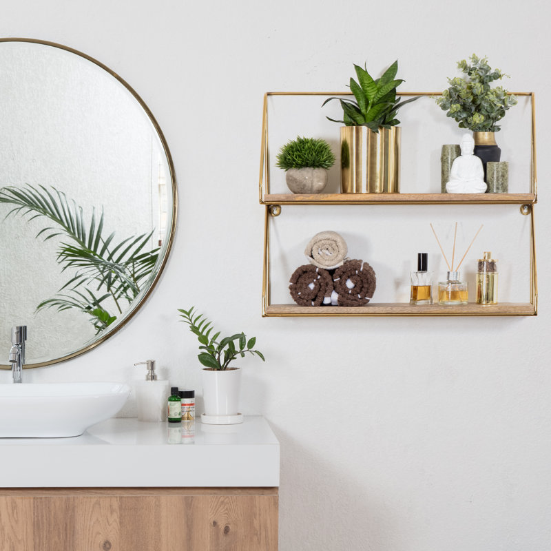 Trista 2 Piece Tiered Shelf