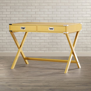 Review Marotta Campaign Writing Desk by Mercury Row