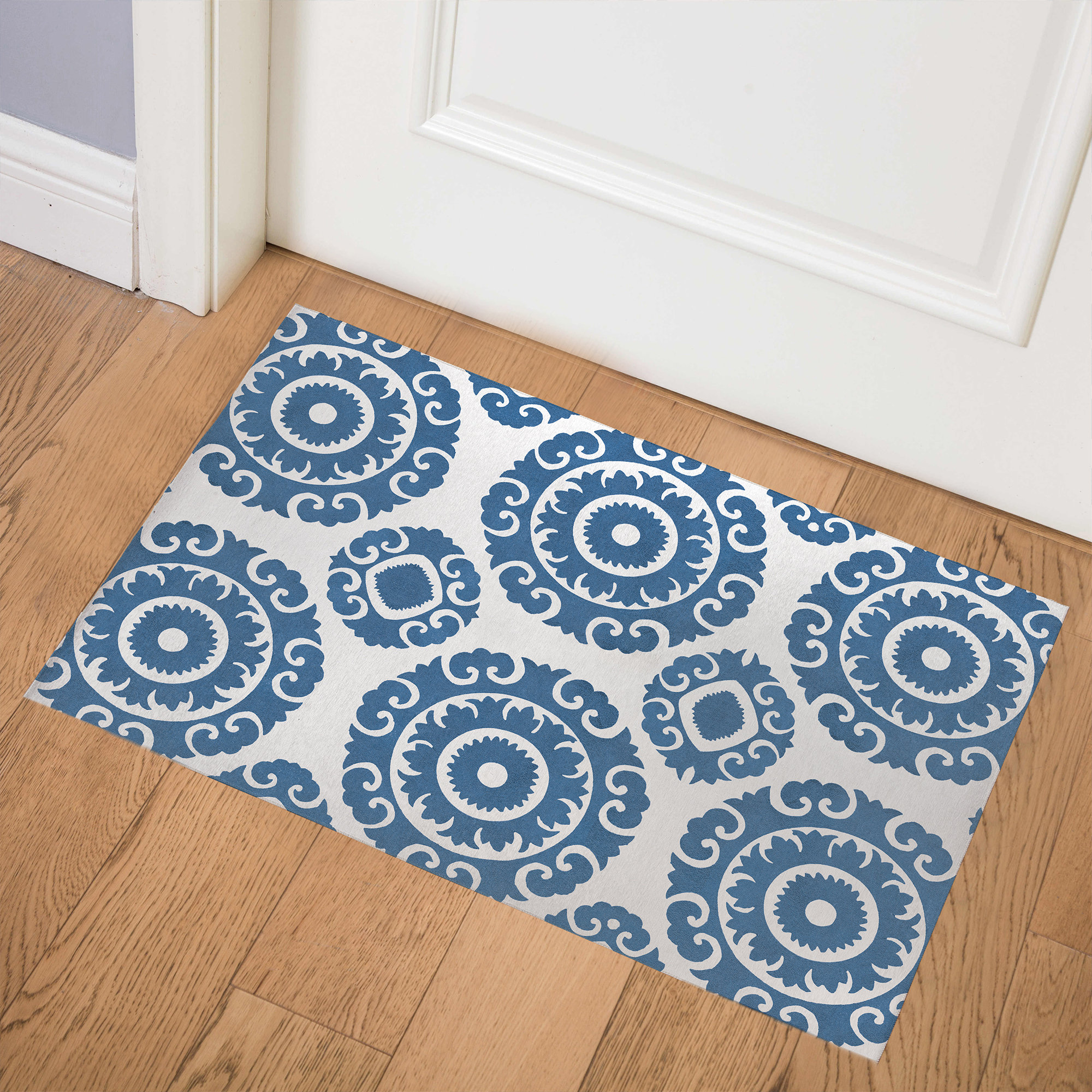 Canora Grey Cadesha Simply Elegant Medallion Indoor Door Mat Wayfair