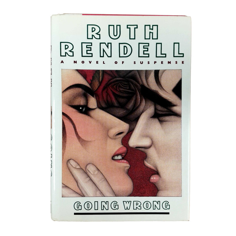 Booth Williams Rare And Collectible 1990 Going Wrong By Ruth Rendell Authentic Decorative Book Perigold