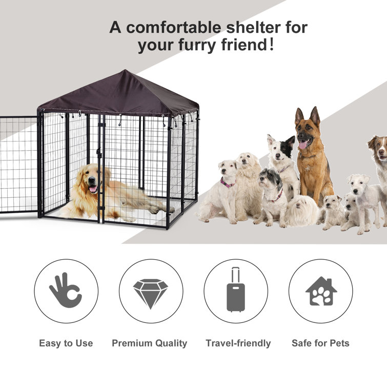 lockable dog house
