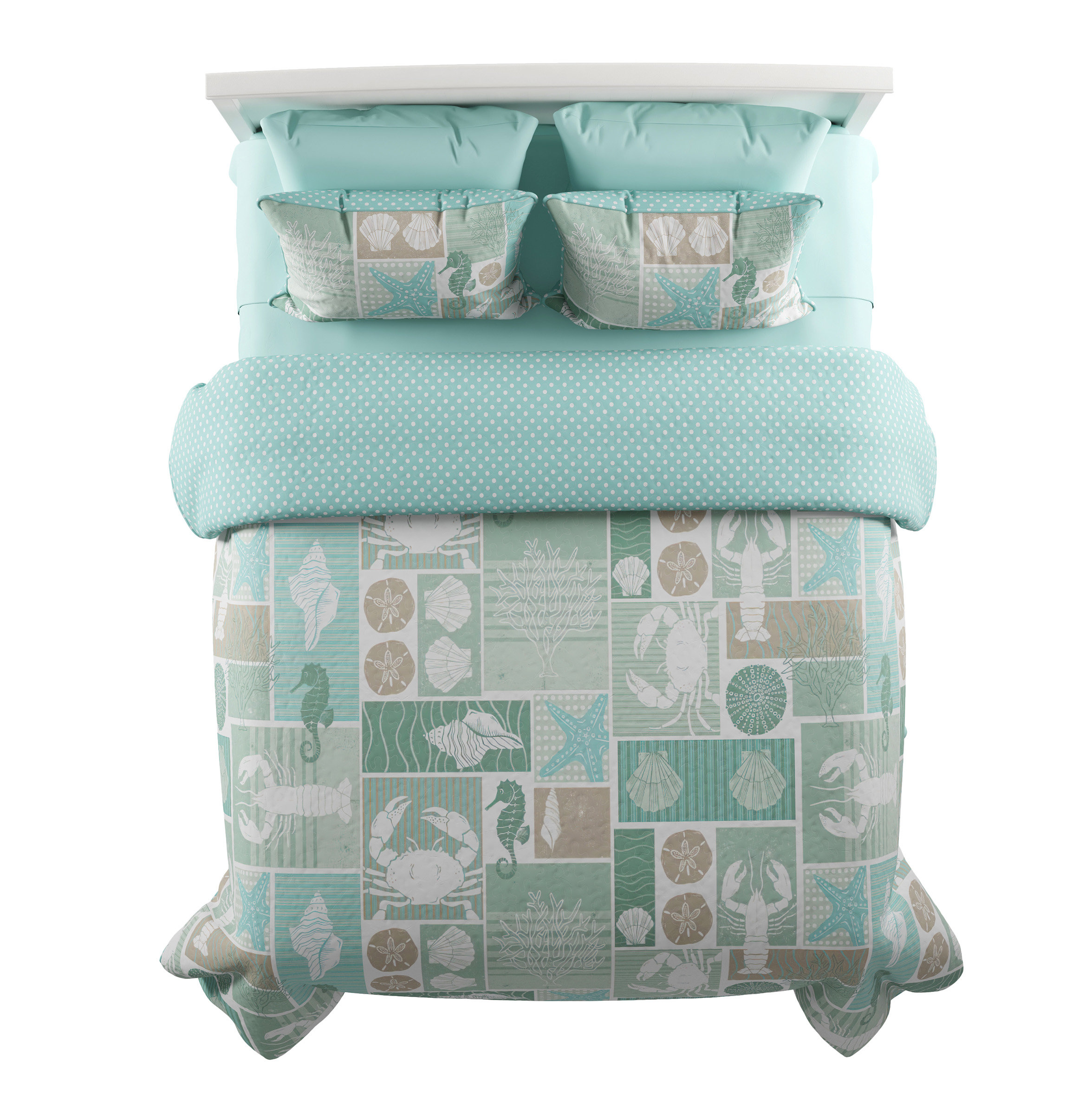 Highland Dunes Cureton Reversible Quilt Set Reviews Wayfair